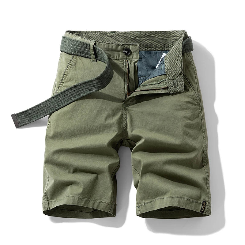 Men's Cotton Cargo Shorts – Relaxed Fit with Practical Pockets for Casual Summer Adventures — styling detail