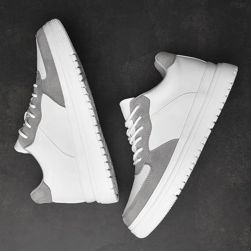 Men's Elevate Sneakers – Stylish Height-Increasing Leather Design — side view