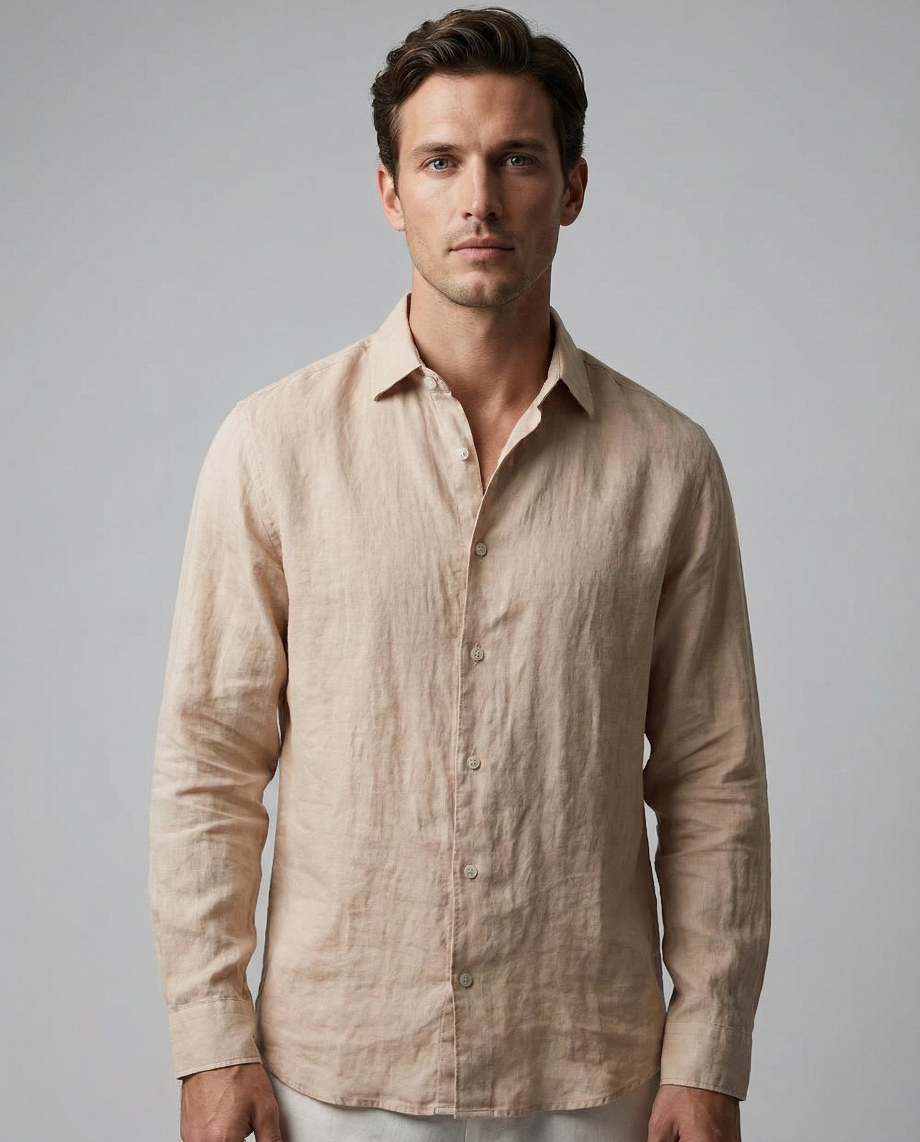 Men's Lightweight Hawaiian Shirt – Breathable Casual Summer Essential — back view