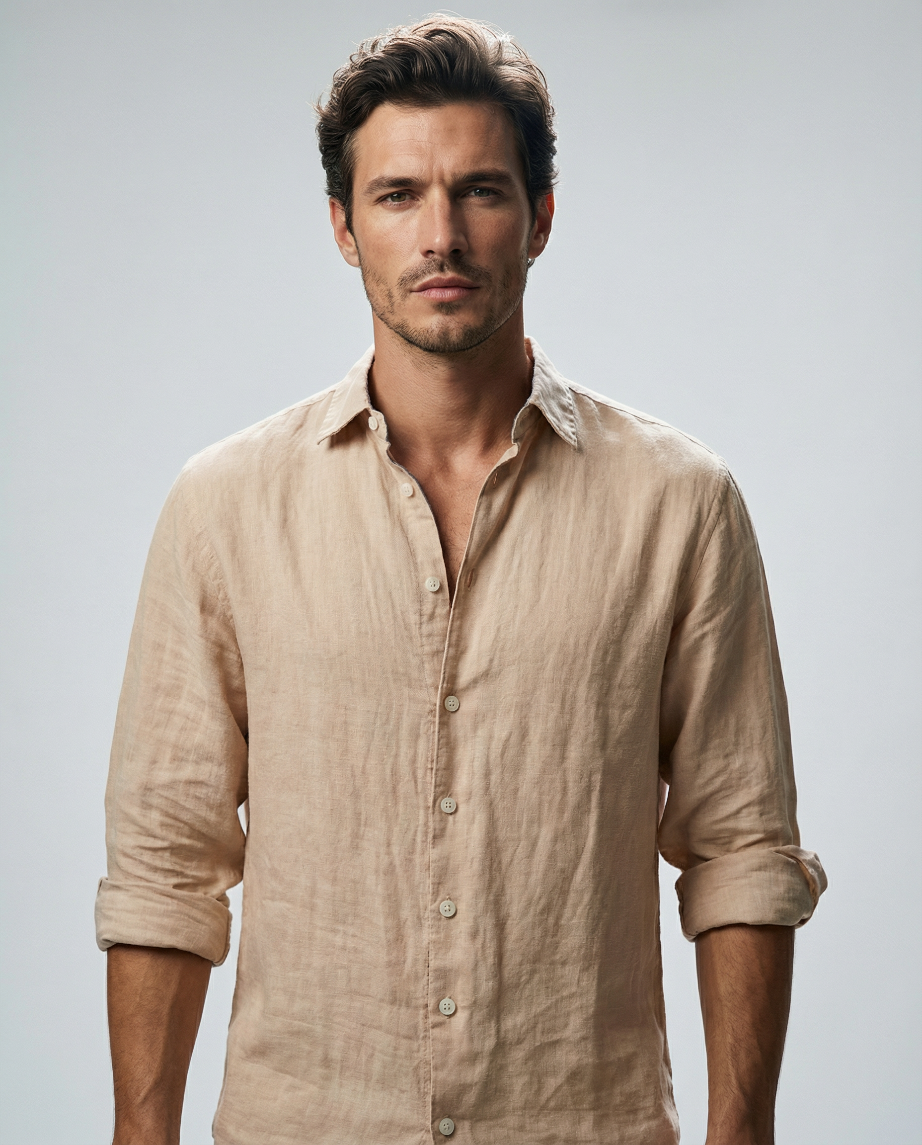 Men's Lightweight Hawaiian Shirt – Breathable Casual Summer Essential — side view