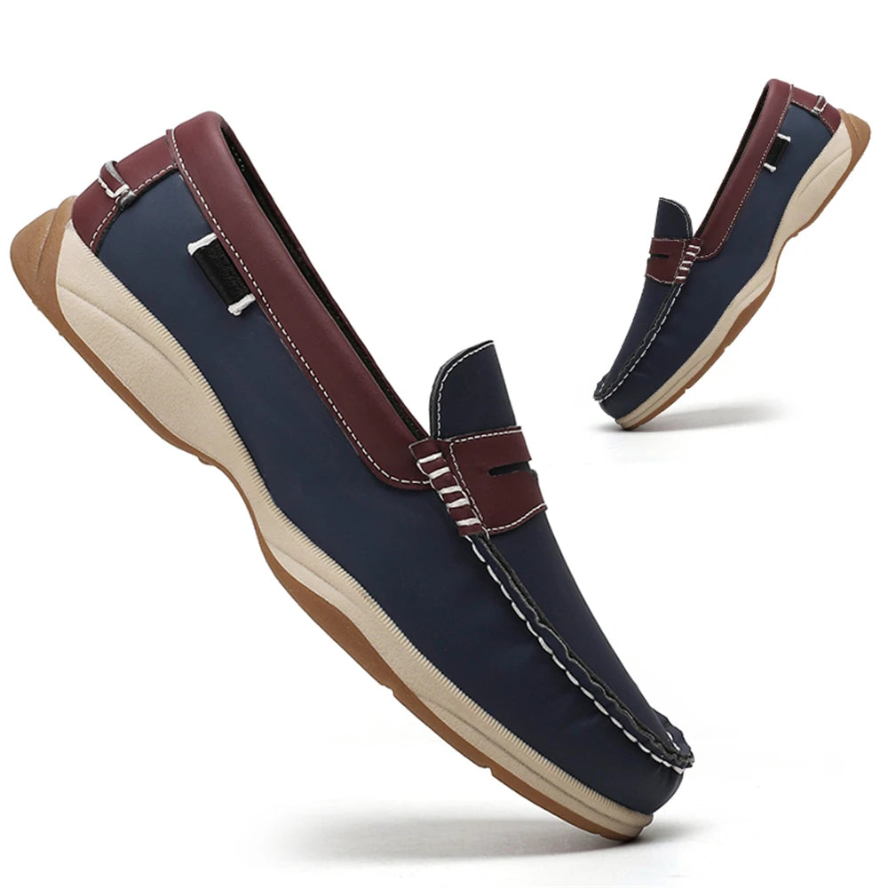 Men's Luxe Loafers – Durable TPR Outsole for Office and Travel — alternative angle