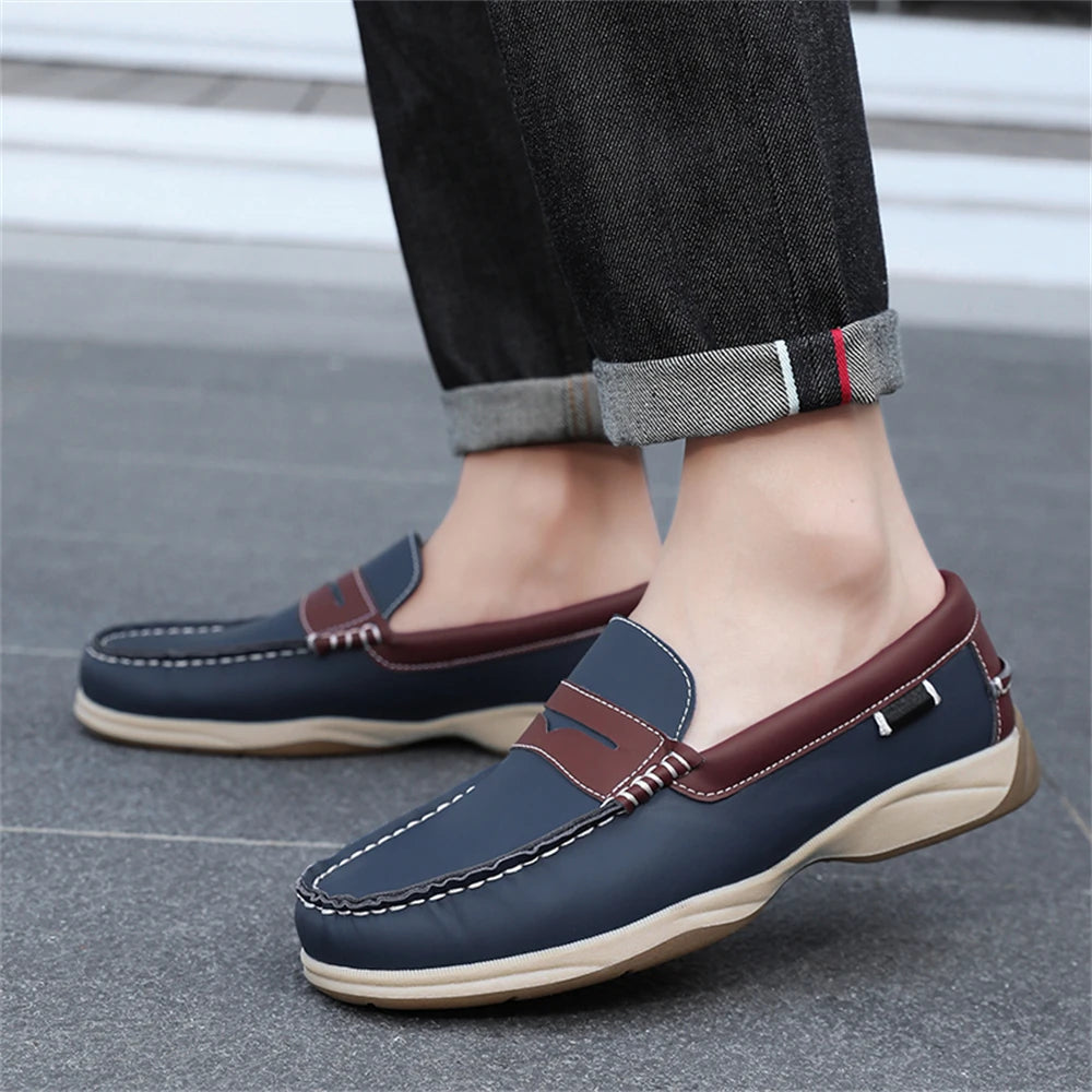 Men's Luxe Loafers – Durable TPR Outsole for Office and Travel — detail view