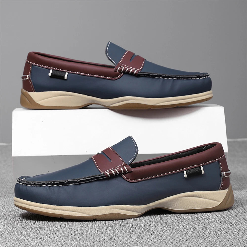 Men's Luxe Loafers – Durable TPR Outsole for Office and Travel — side view