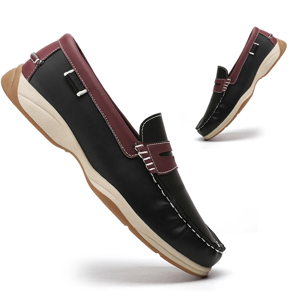 Men's Luxe Loafers – Durable TPR Outsole for Office and Travel — styling detail