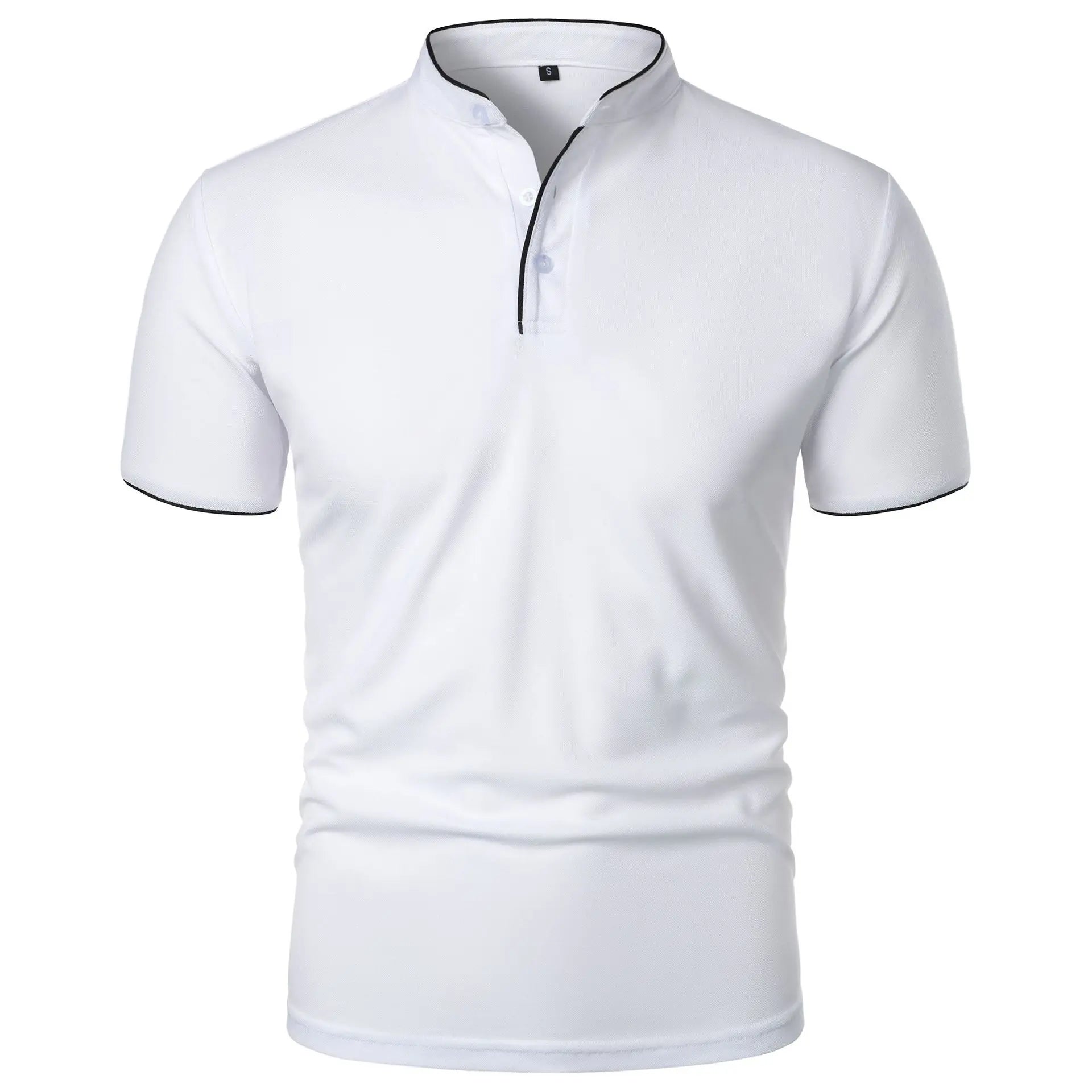 Men's Polo Shirt – Breathable Short Sleeve for Casual Summer Wear — alternative angle