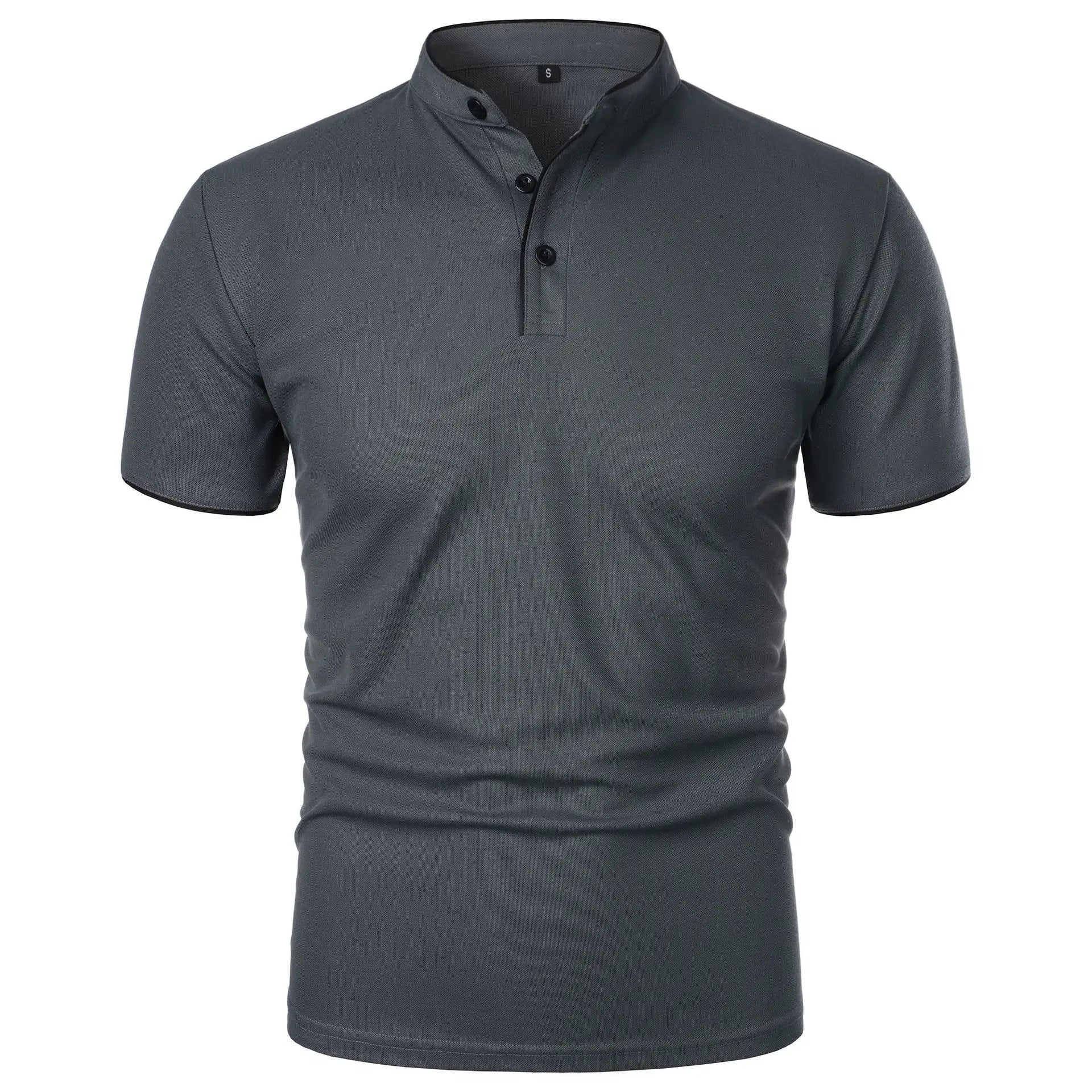 Men's Polo Shirt – Breathable Short Sleeve for Casual Summer Wear — close-up