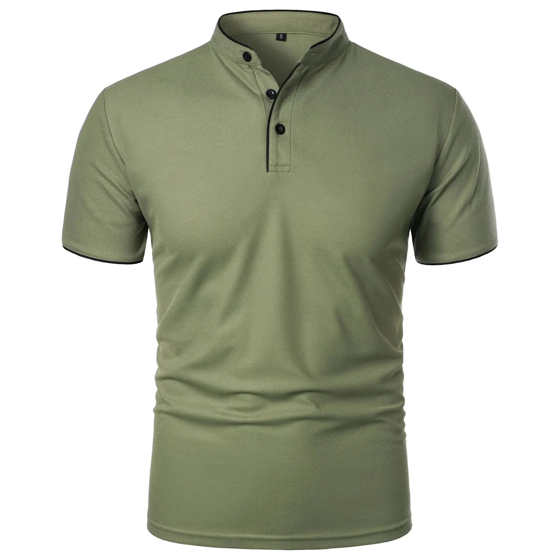 Men's Polo Shirt – Breathable Short Sleeve for Casual Summer Wear — detail view