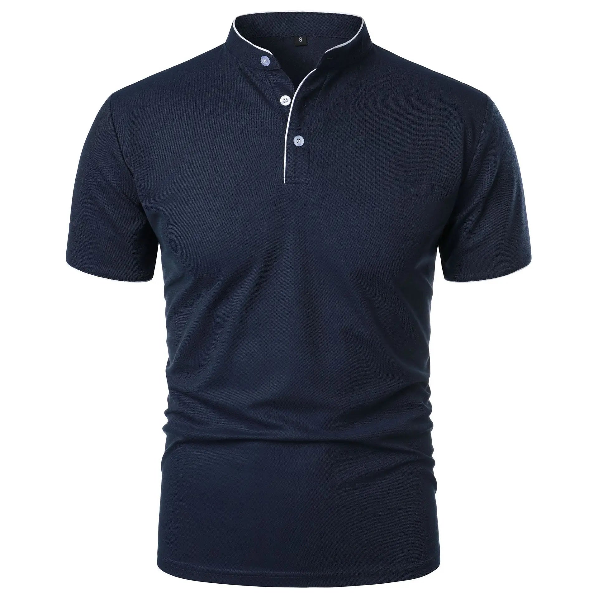 Men's Polo Shirt – Breathable Short Sleeve for Casual Summer Wear — fabric detail
