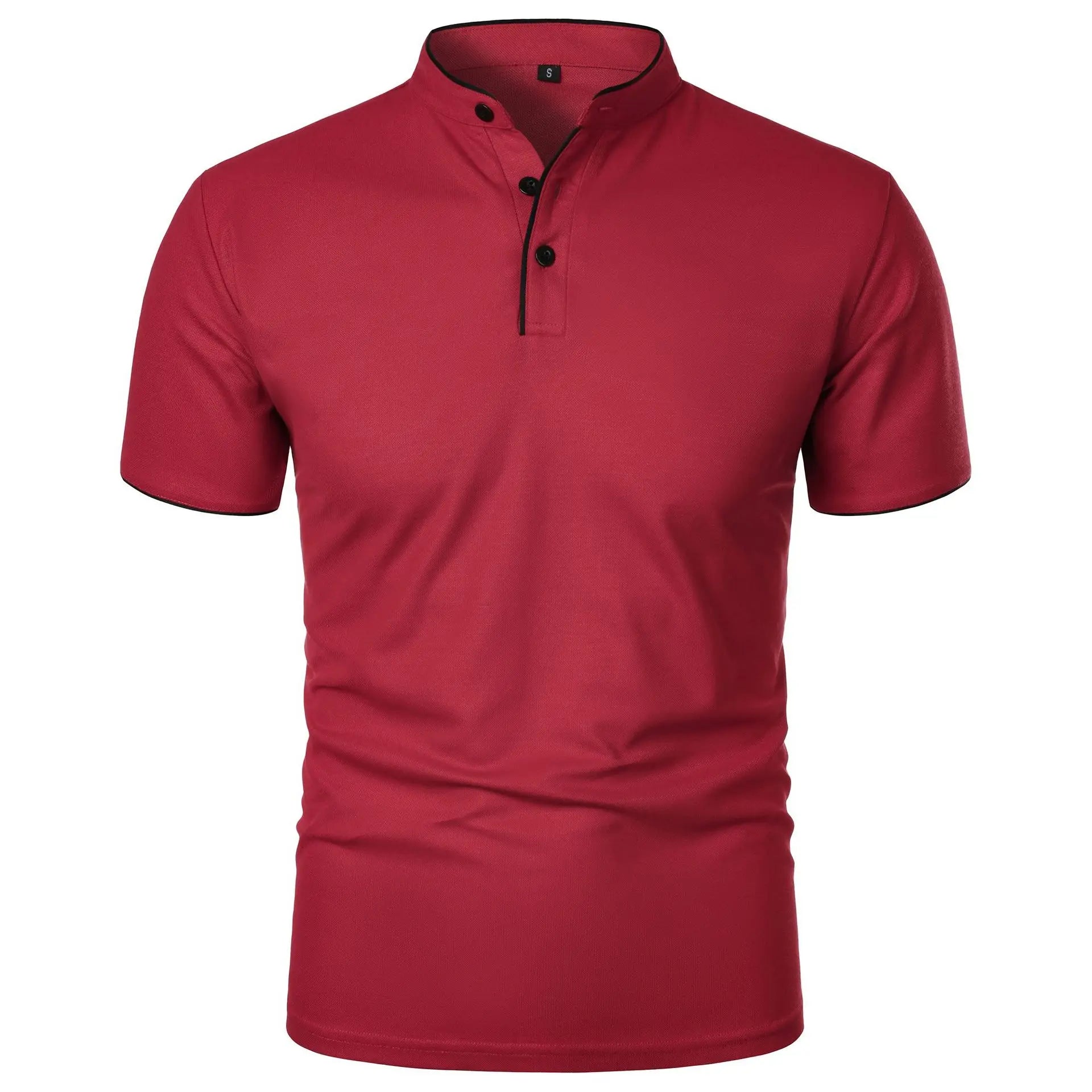 Men's Polo Shirt – Breathable Short Sleeve for Casual Summer Wear — styling detail