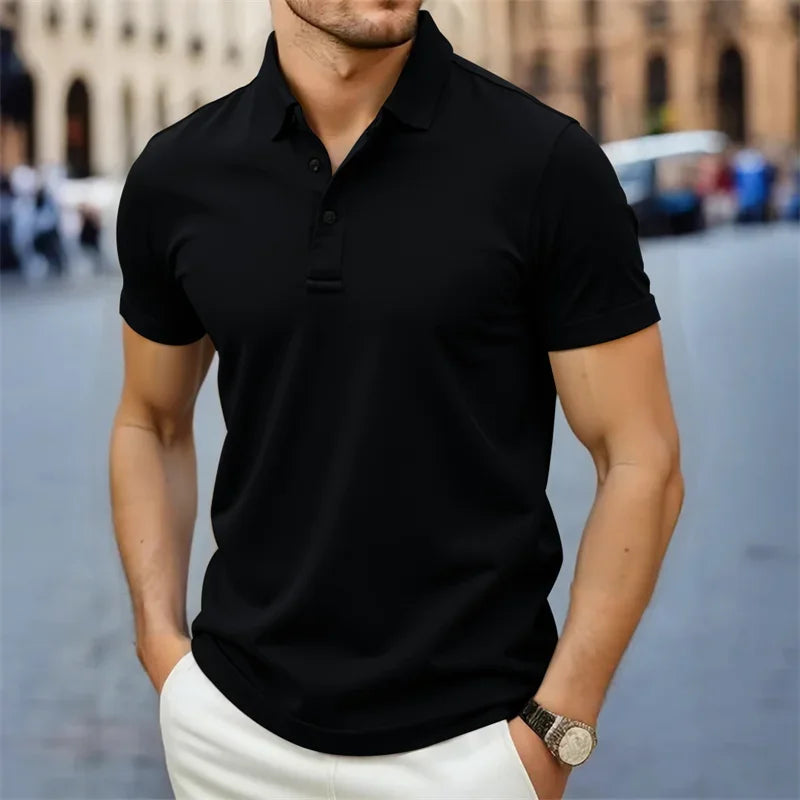 Men's Polo Shirt – Comfortable Lightweight Summer Style — alternative angle