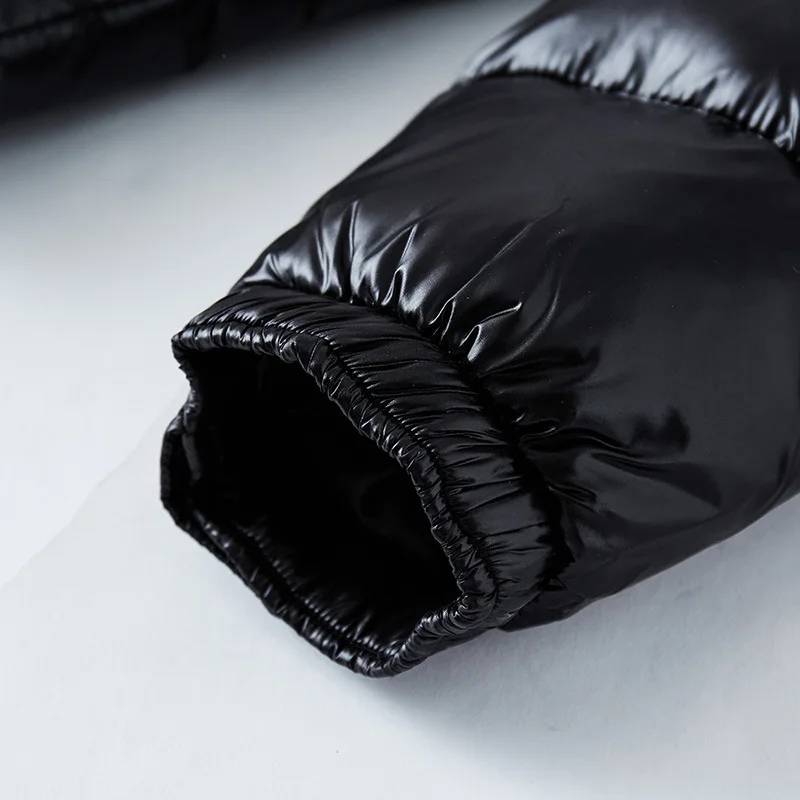 Men's Puffer Jacket – Insulated Water-Resistant Winter Style — close-up