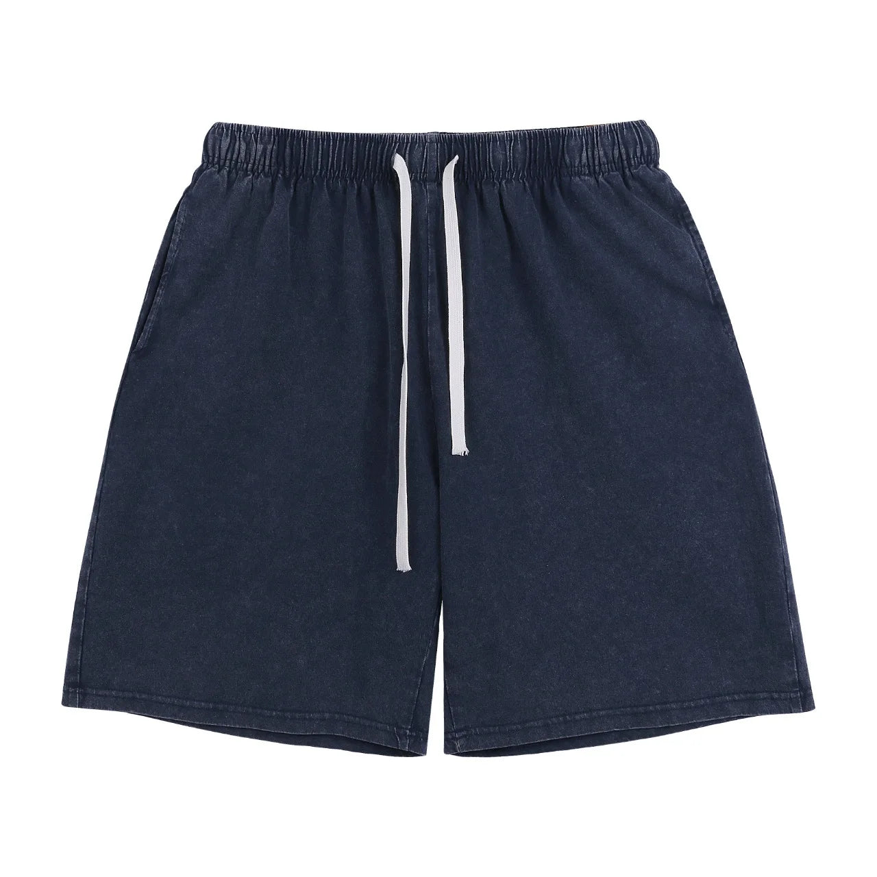 Men's Retro Gym Shorts – Lightweight Mid Waist Summer Activewear — fit overview