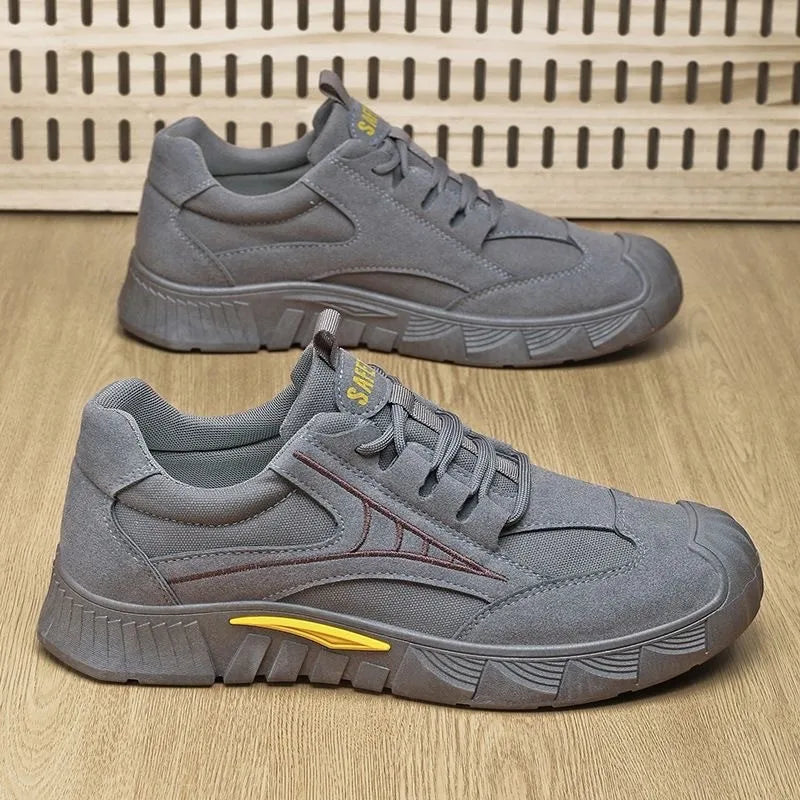 Men's Safety Trainers – Breathable Anti-Slip Design for Outdoor Work — detail view