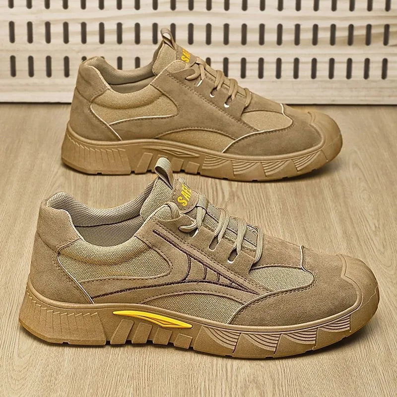 Men's Safety Trainers – Breathable Anti-Slip Design for Outdoor Work
