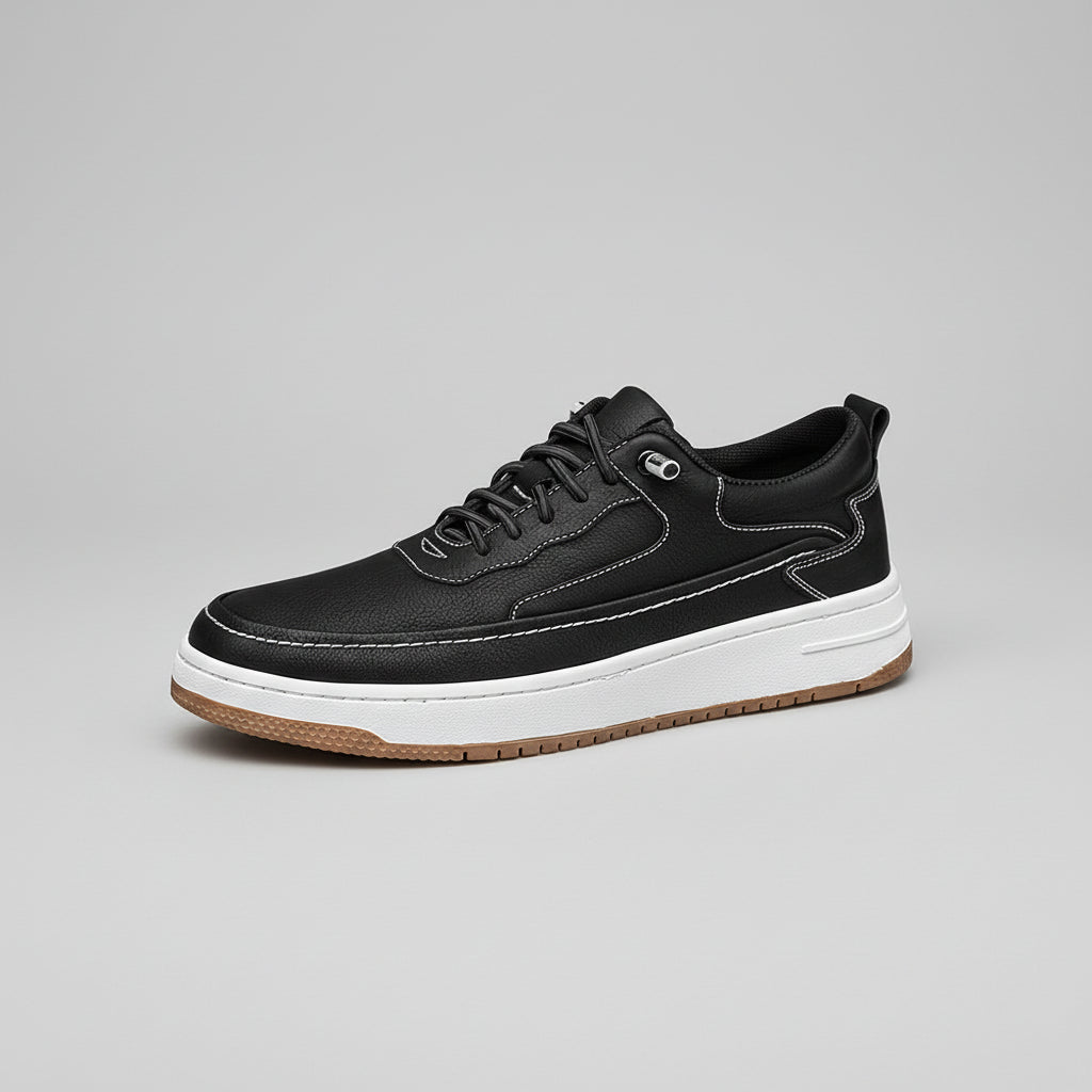 Men's Sneakers – Breathable Genuine Leather Casual Comfort — styling detail