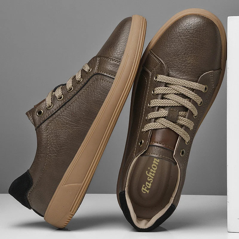Men's Trainers – Comfortable Genuine Leather Casual Footwear