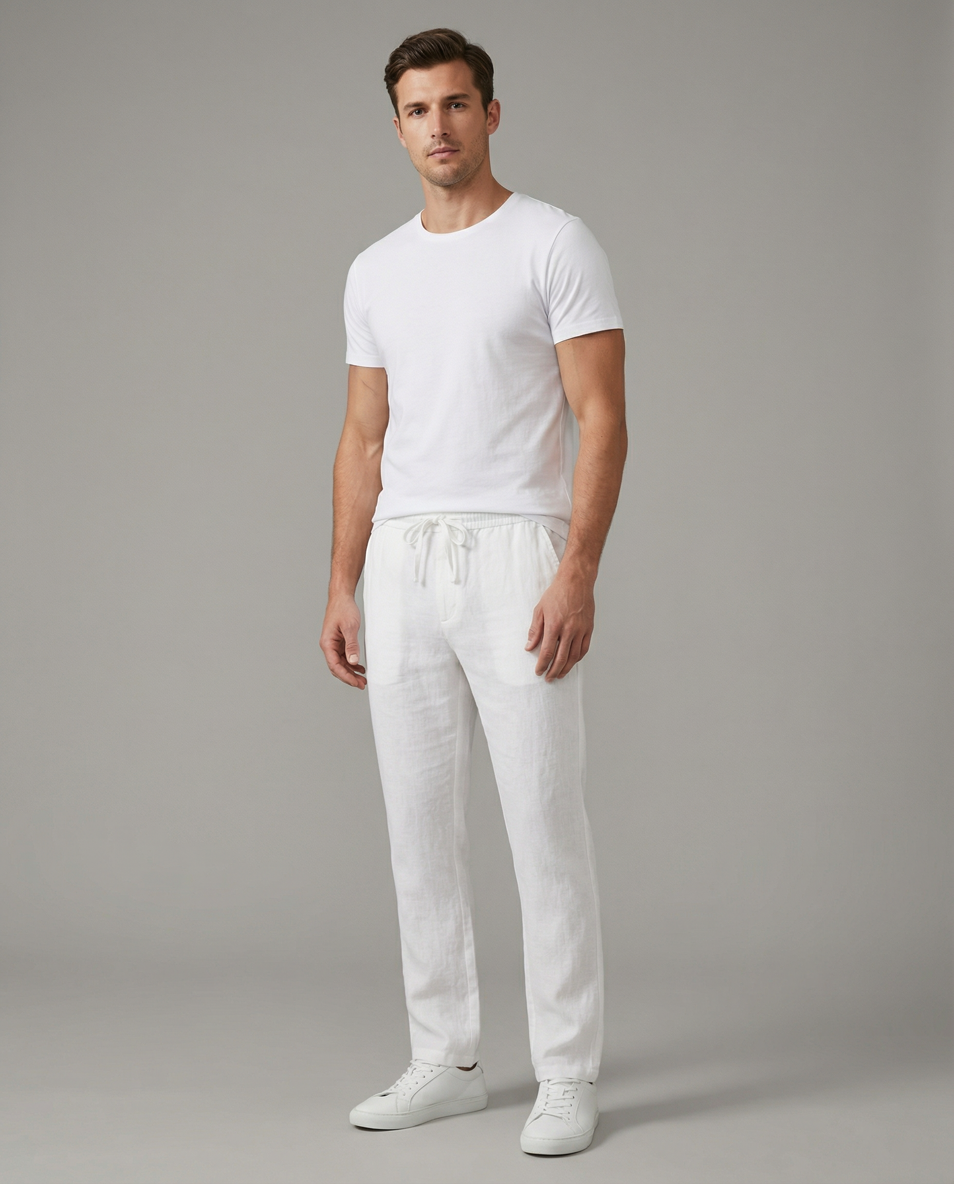 Men's Urban Joggers – Breathable Loose Fit Summer Trousers — detail view