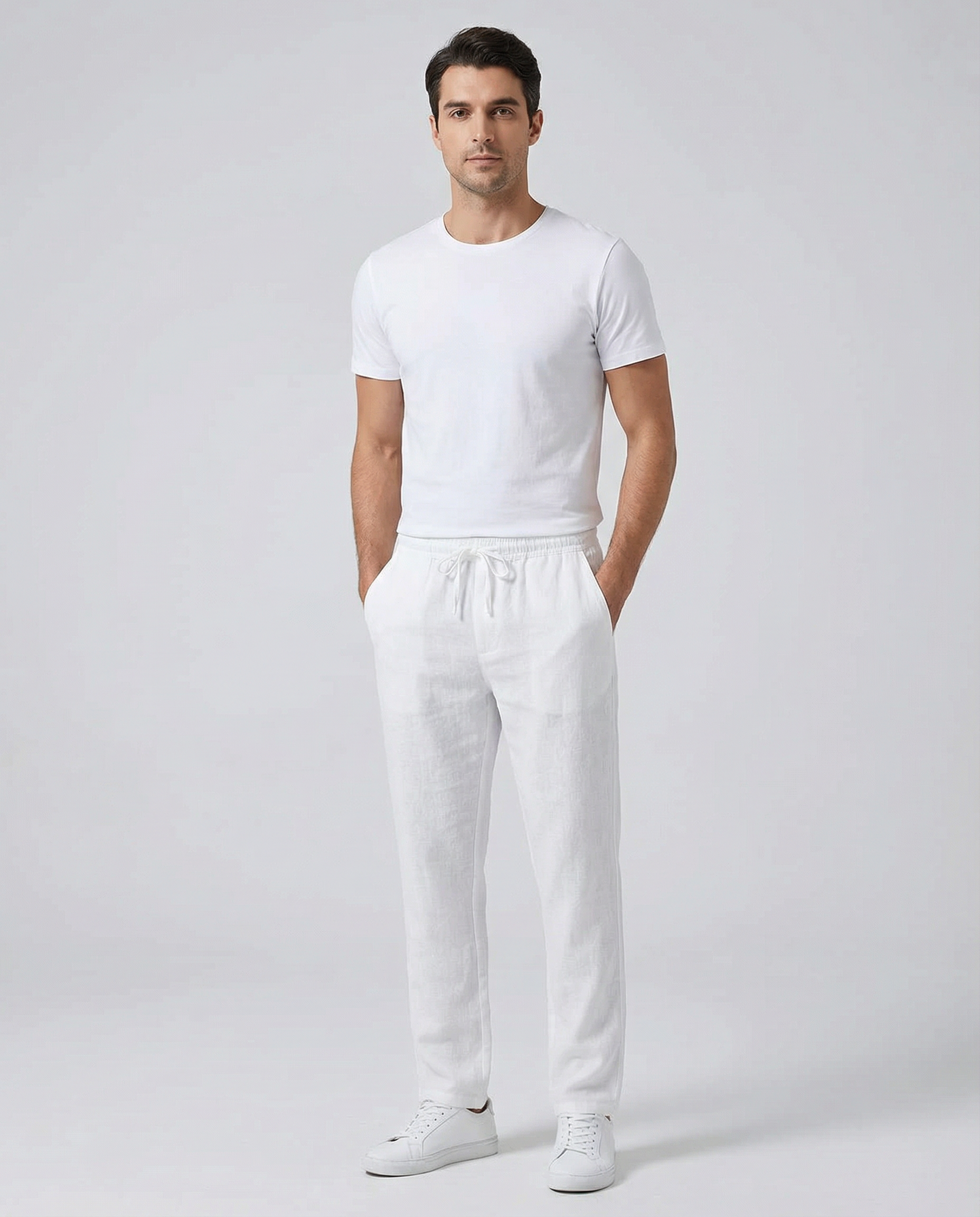 Men's Urban Joggers – Breathable Loose Fit Summer Trousers — side view