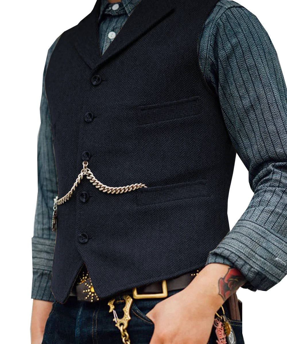 Men's Waistcoat – Stylish Layering Piece for Formal and Casual Occasions — fit overview