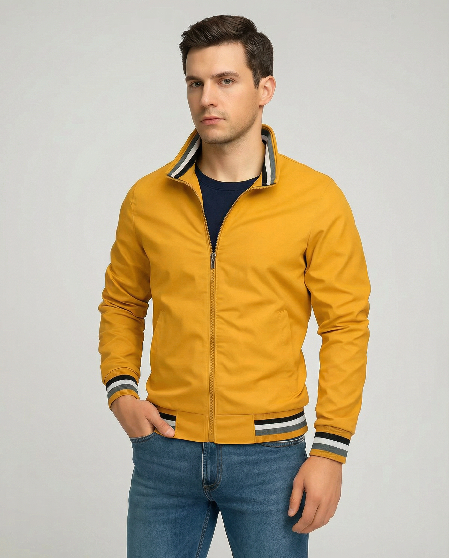 Men's Waterproof Jacket – Lightweight Essential for Outdoor Adventures — side view
