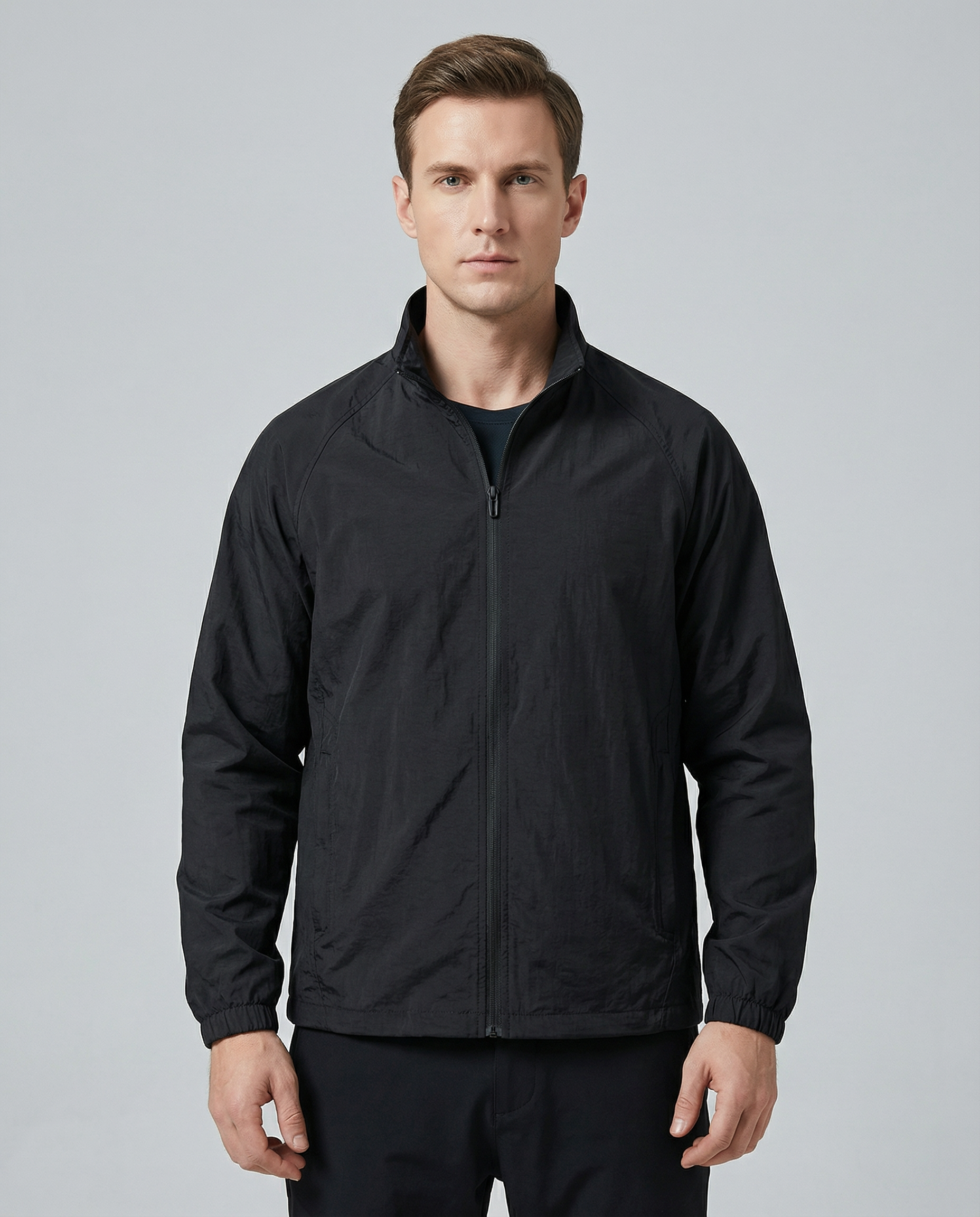 Men's Waterproof Jacket – Windproof Casual Outerwear for Spring and Autumn — side view