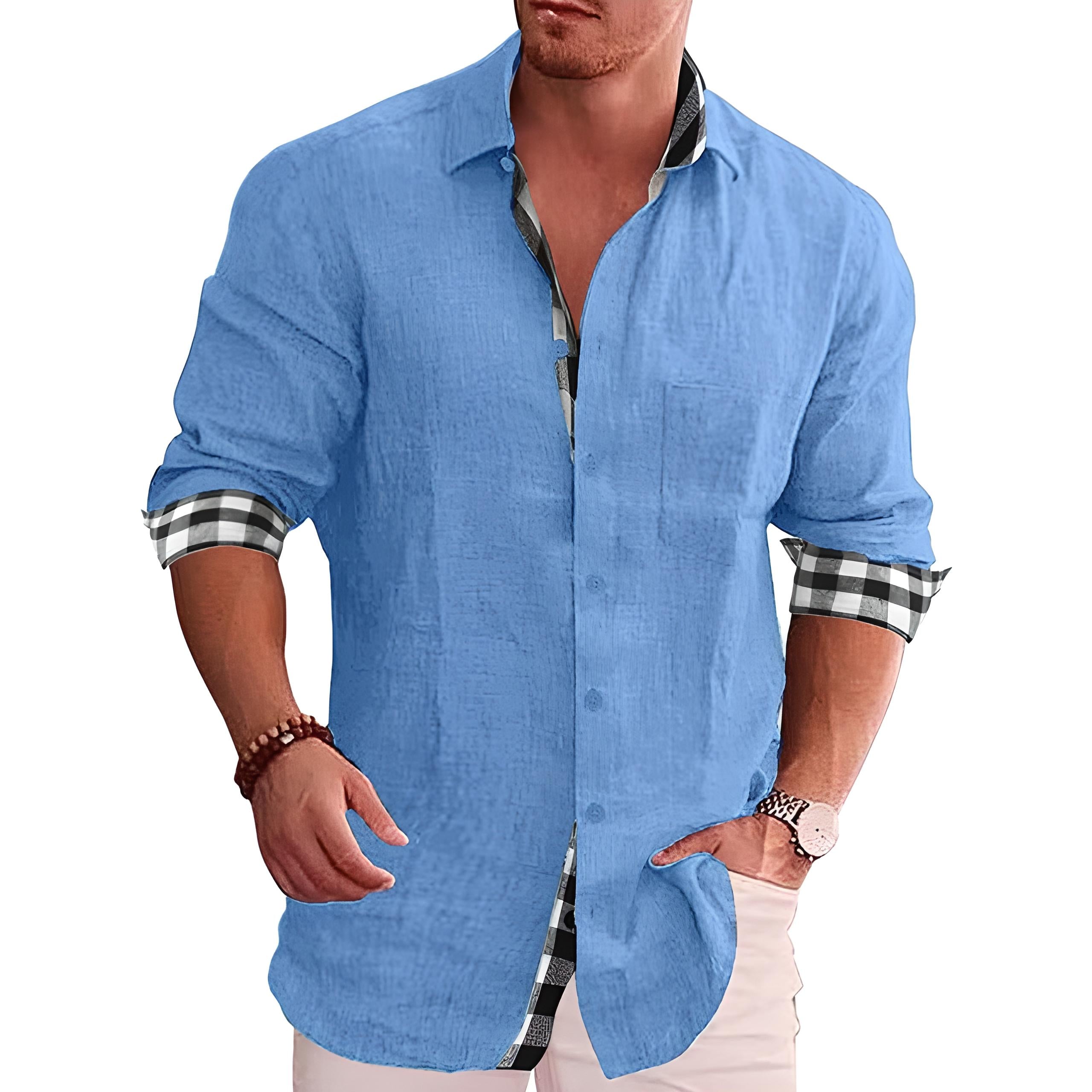 Modern Casual Long Sleeve Shirt for Men
