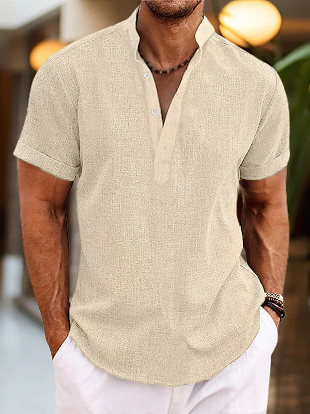 Modern Classic Polo Shirt for Men - Casual Style — close-up