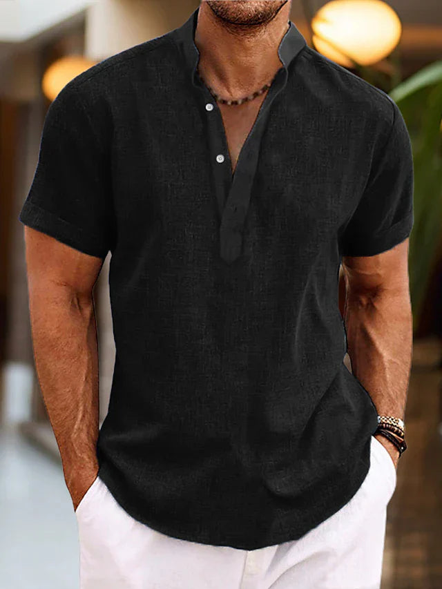 Modern Classic Polo Shirt for Men - Casual Style — detail view