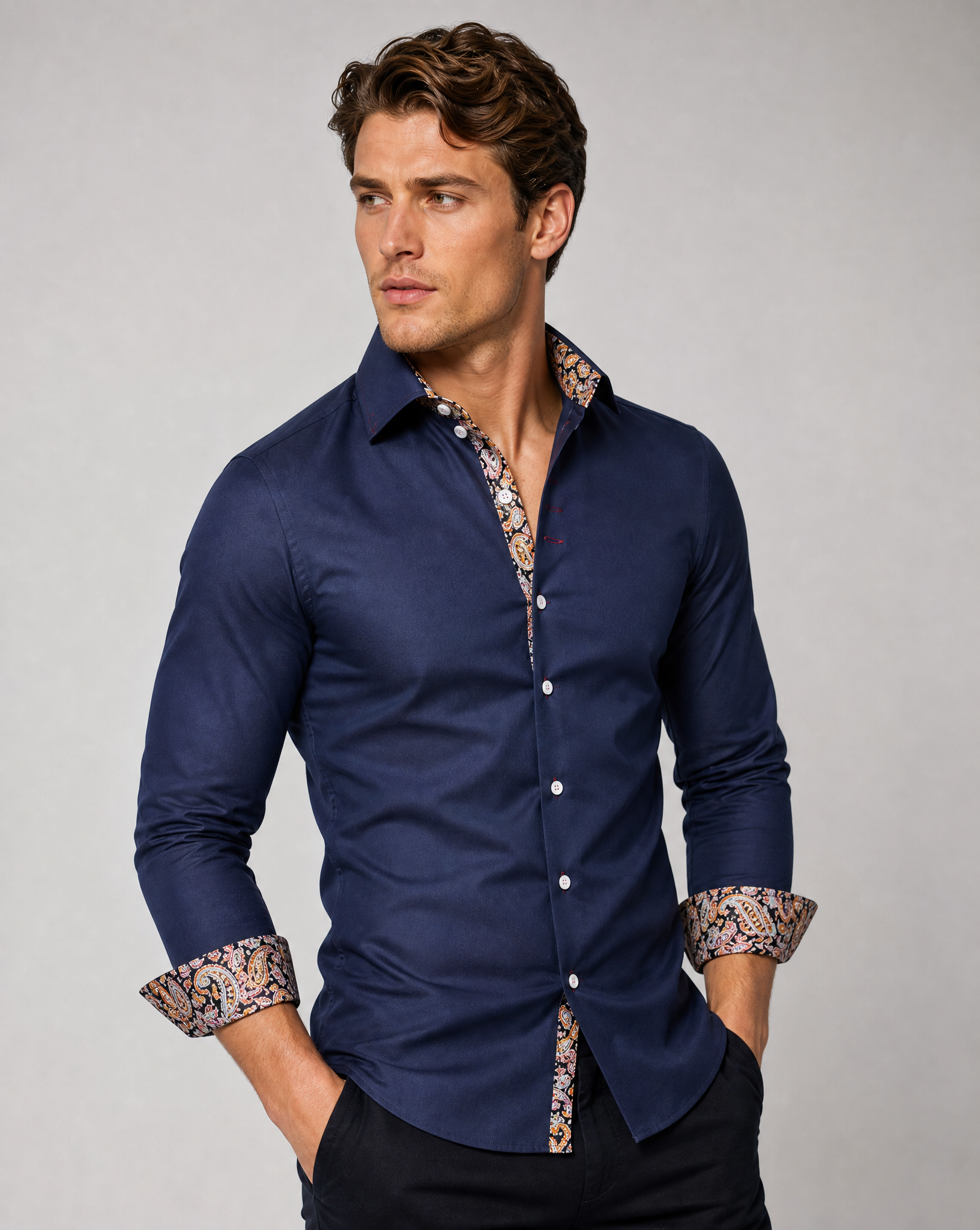 Modern Long Sleeve Casual Shirt for Men