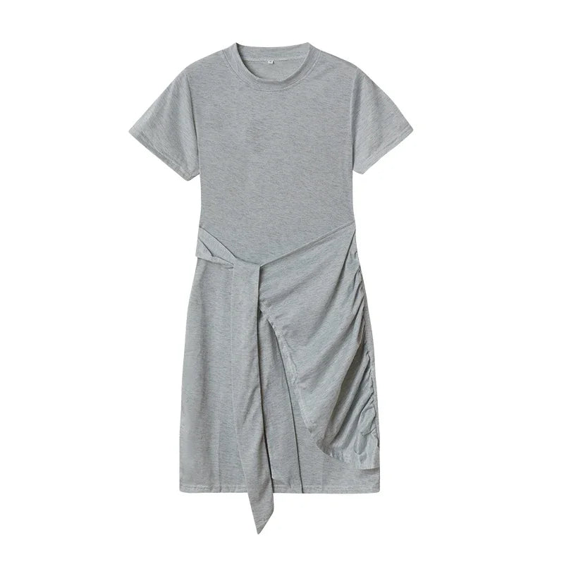 Ruffle Bow Sundress – Irregular Hemline for Effortless Summer Style — fit overview