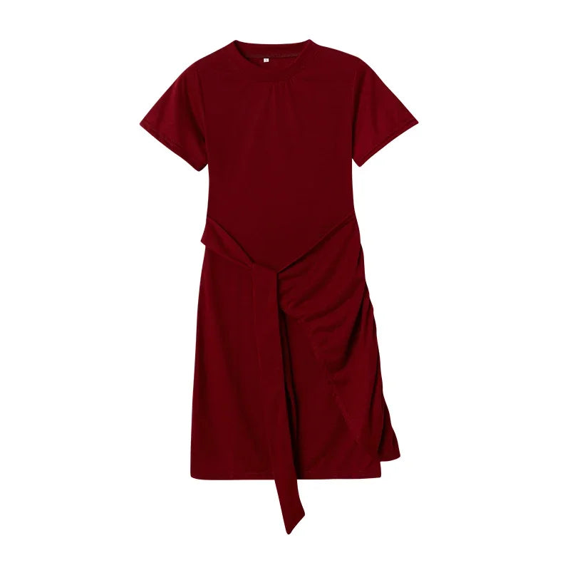 Ruffle Bow Sundress – Irregular Hemline for Effortless Summer Style — styling detail