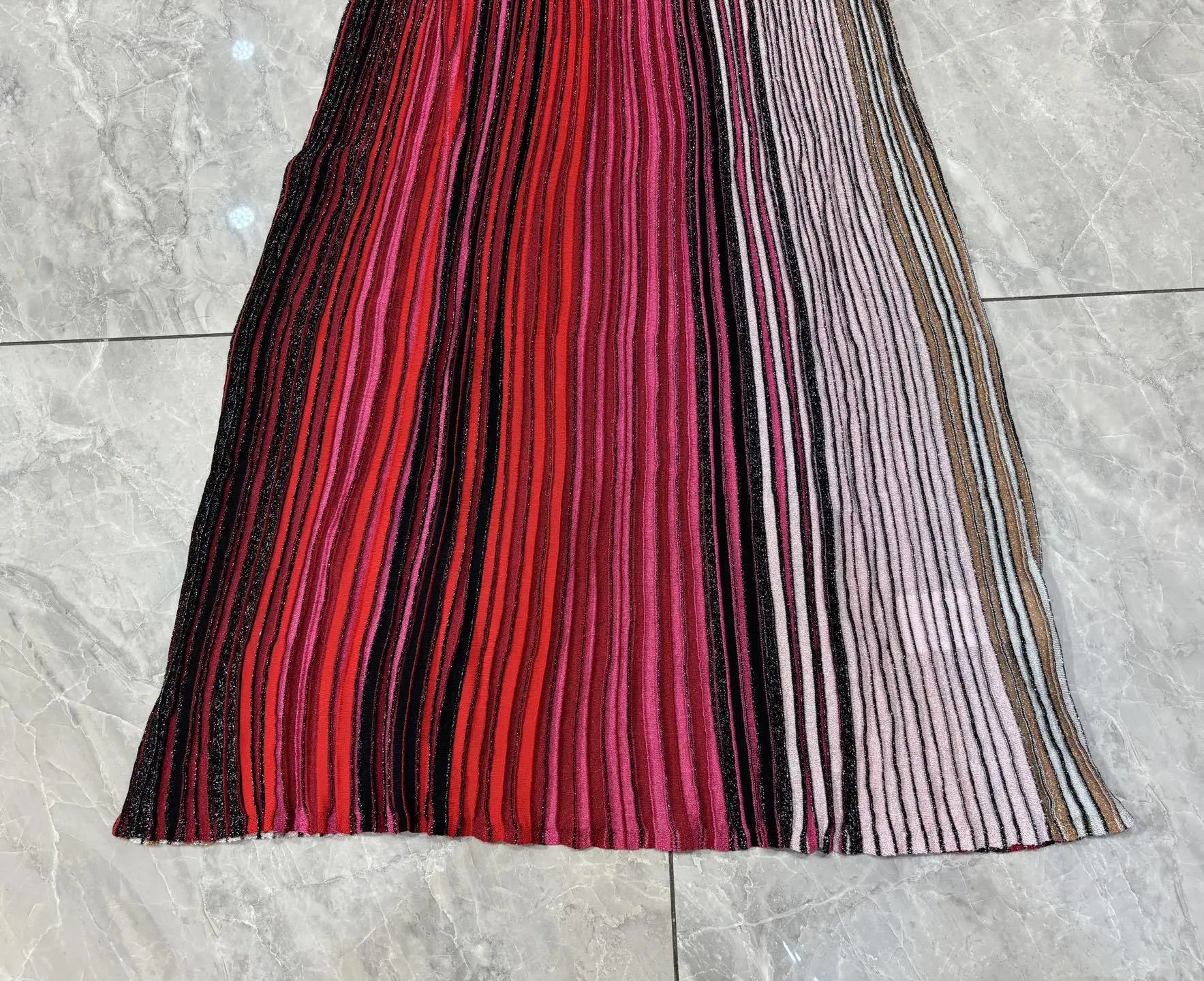 Sequined Maxi Dress – Elegant Halter Neck Evening Gown — alternative angle
