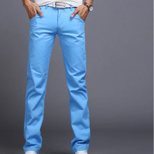 Slim Fit Chino Pants – Casual Cotton Trousers for Effortless Style — alternative angle