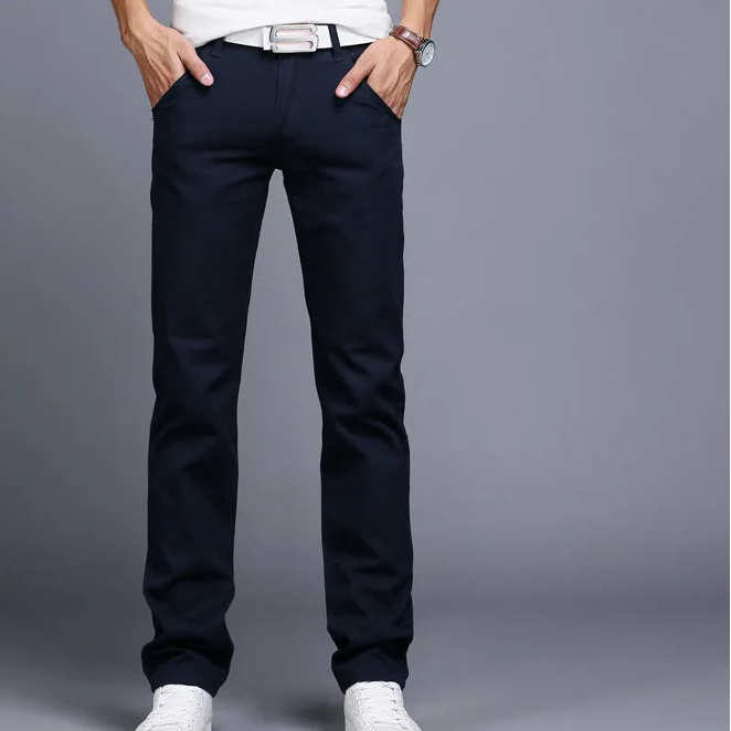 Slim Fit Chino Pants – Casual Cotton Trousers for Effortless Style — in context