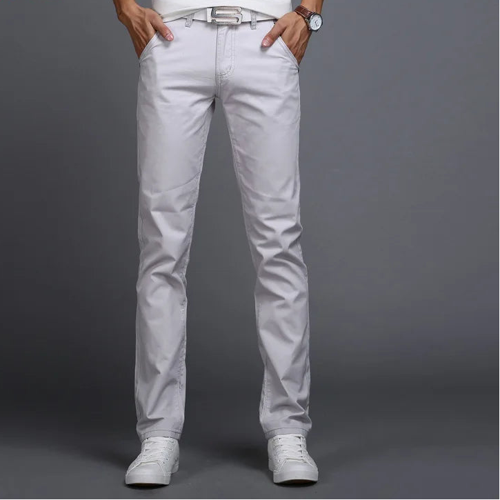 Slim Fit Chino Pants – Casual Cotton Trousers for Effortless Style — side detail