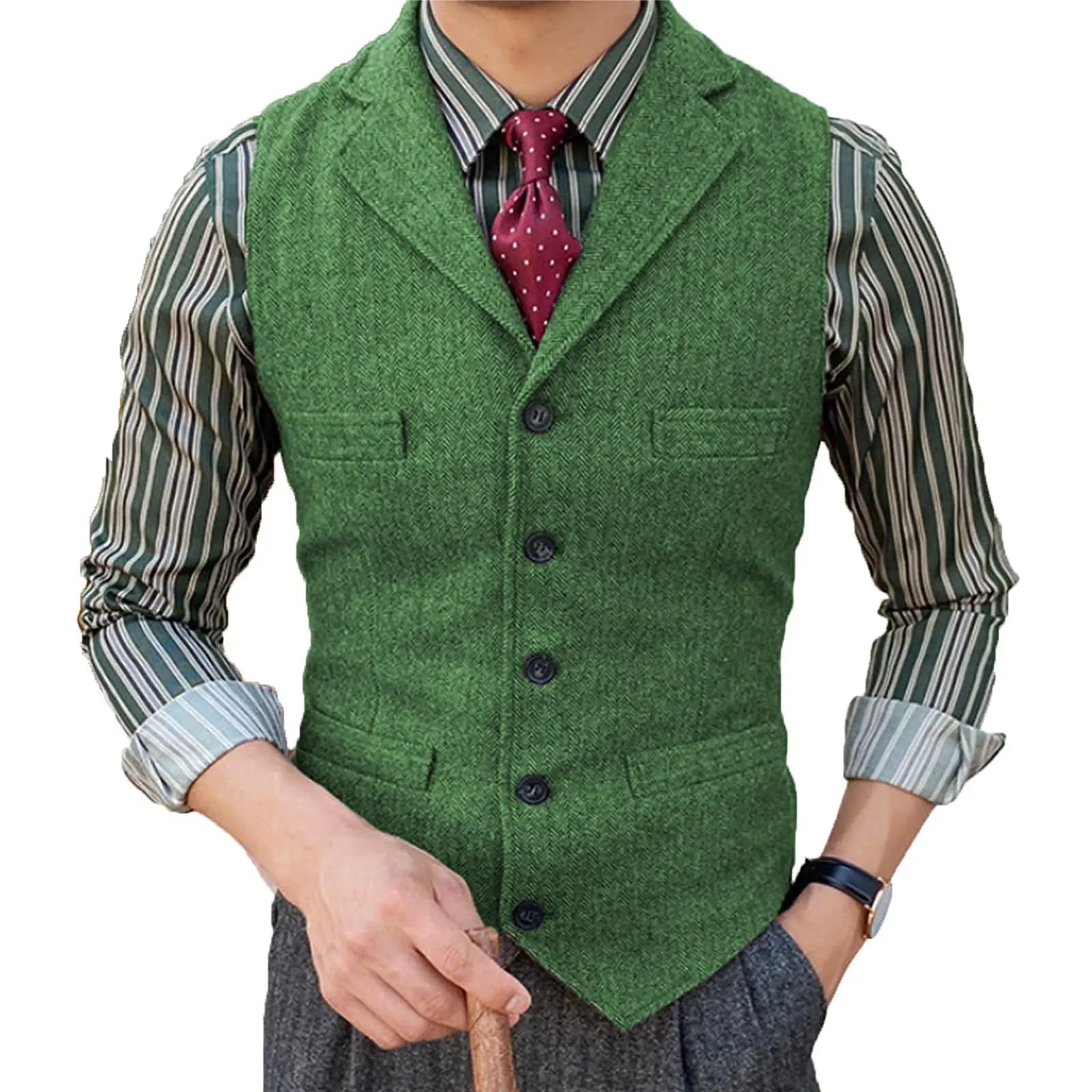 Suit Vest – Elegant Wool Design For Formal & Casual Occasions — alternative angle