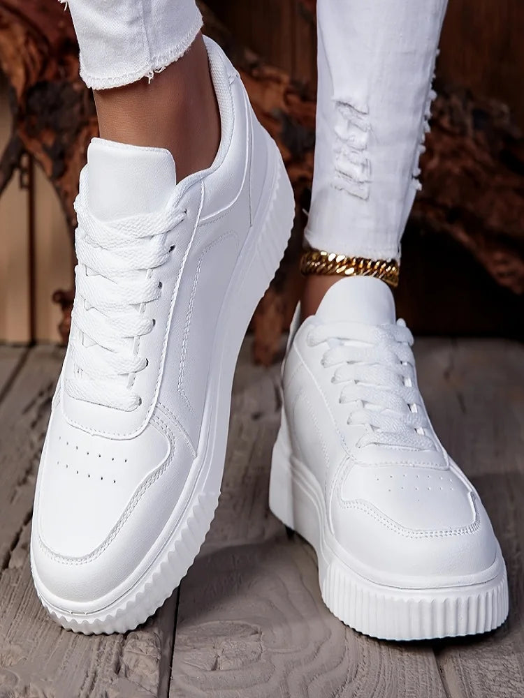 Unisex Trainers – Lightweight Non-Slip Casual Footwear — model wearing