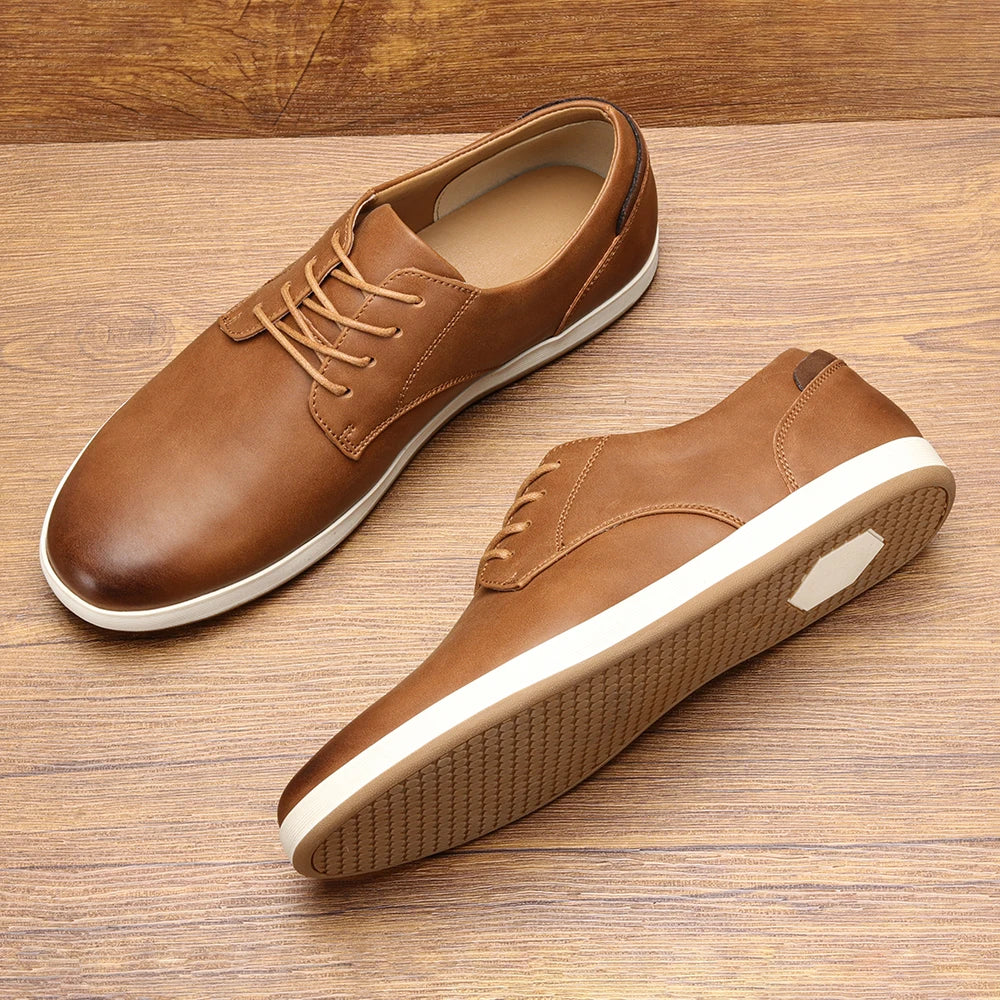 Urban Leather Trainers – Stylish Comfort for Everyday Use — detail view