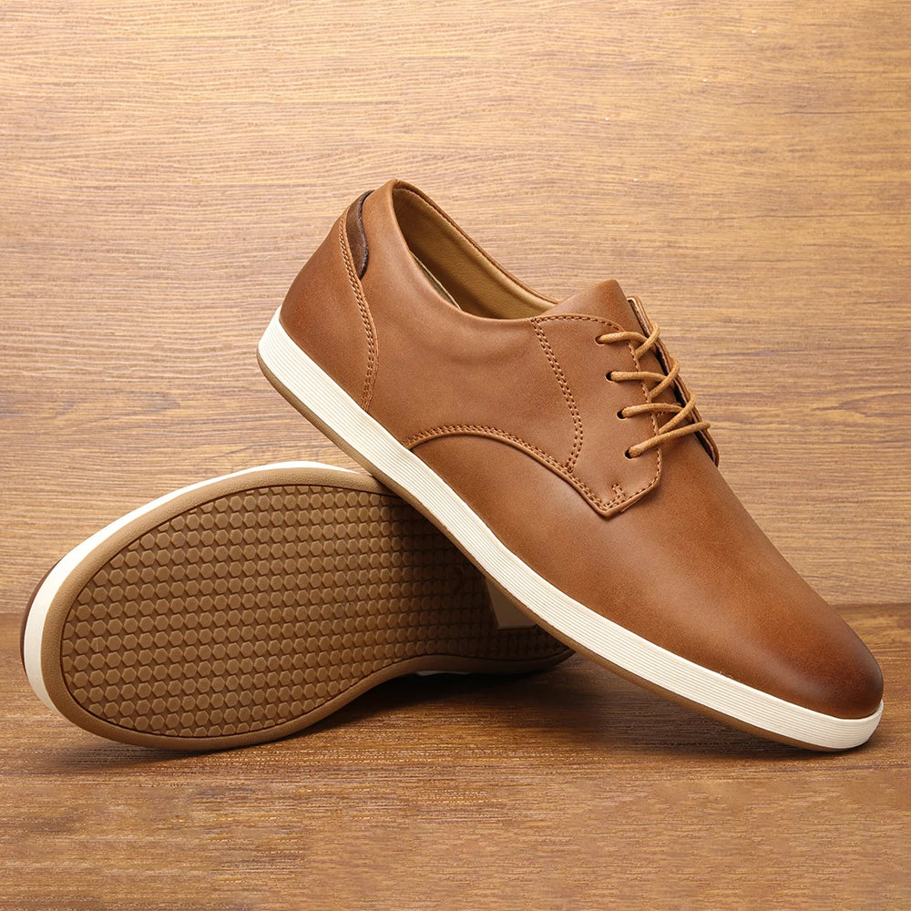 Urban Leather Trainers – Stylish Comfort for Everyday Use — side view