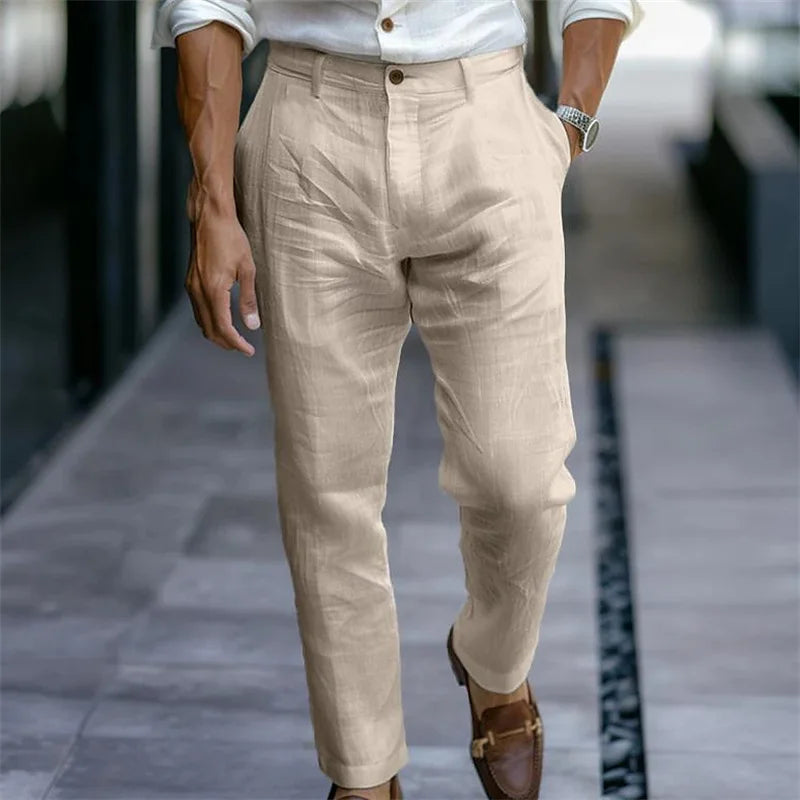 Urban Linen Trousers – Stylish Plus Size Casual Wear — fit overview