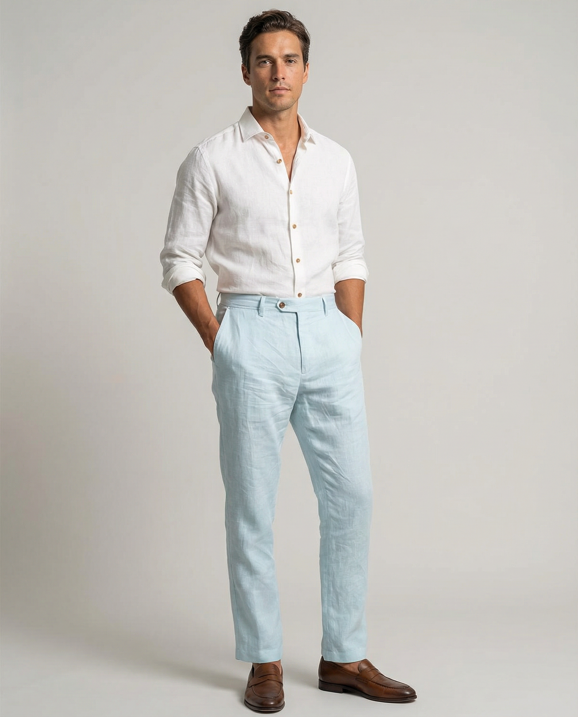 Urban Linen Trousers – Stylish Plus Size Casual Wear