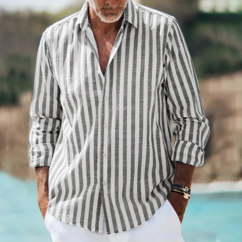 Urban Shirt – Casual Long-Sleeve Design for Effortless Style — back view