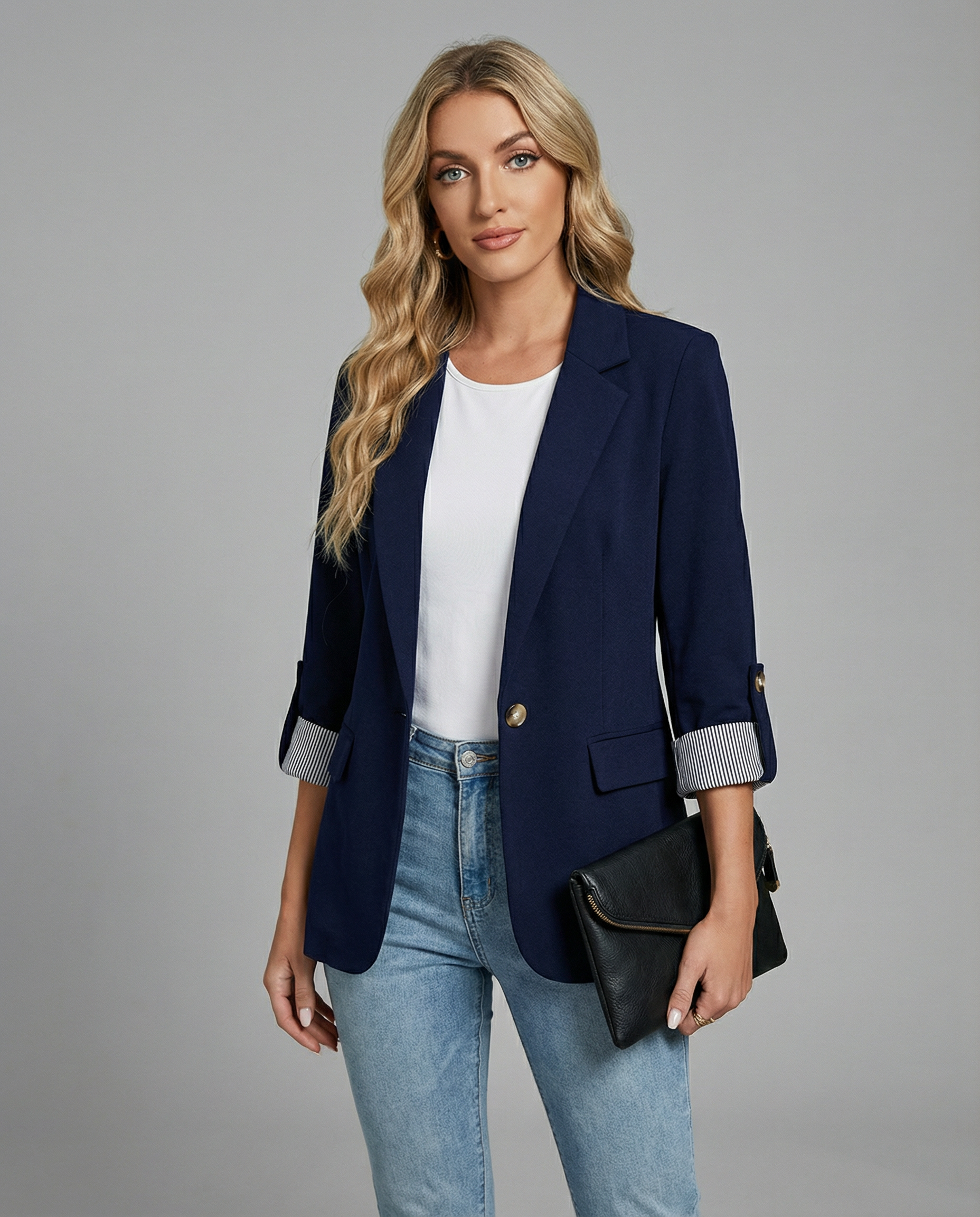 Versatile Casual Suit Jacket – Elegant Slim Fit for Day-to-Night Style