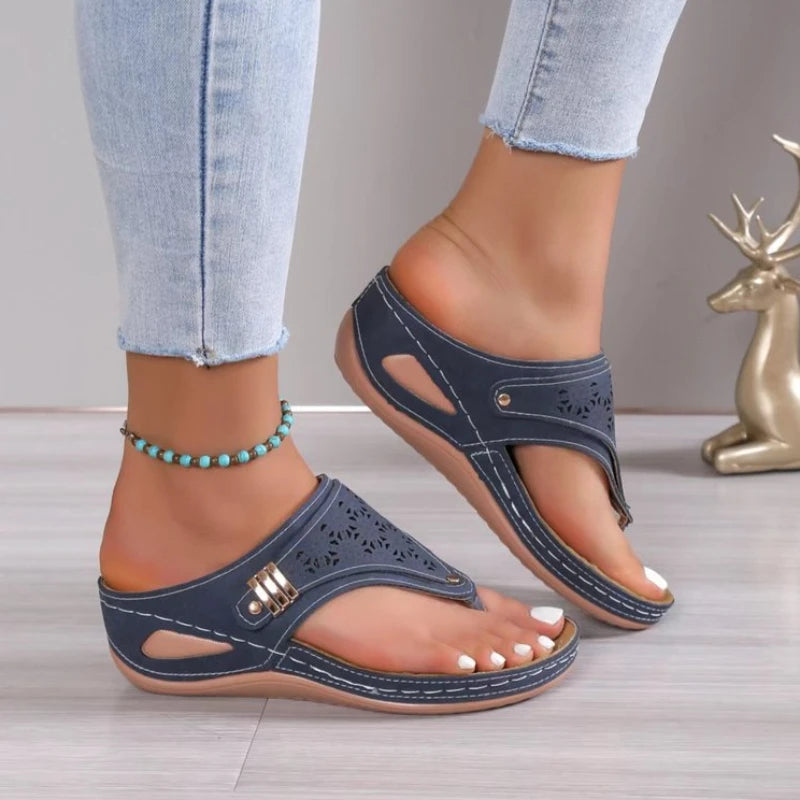 Wedge Sandals – Comfortable Non-Slip Platform for Stylish Summer Outings — detail view