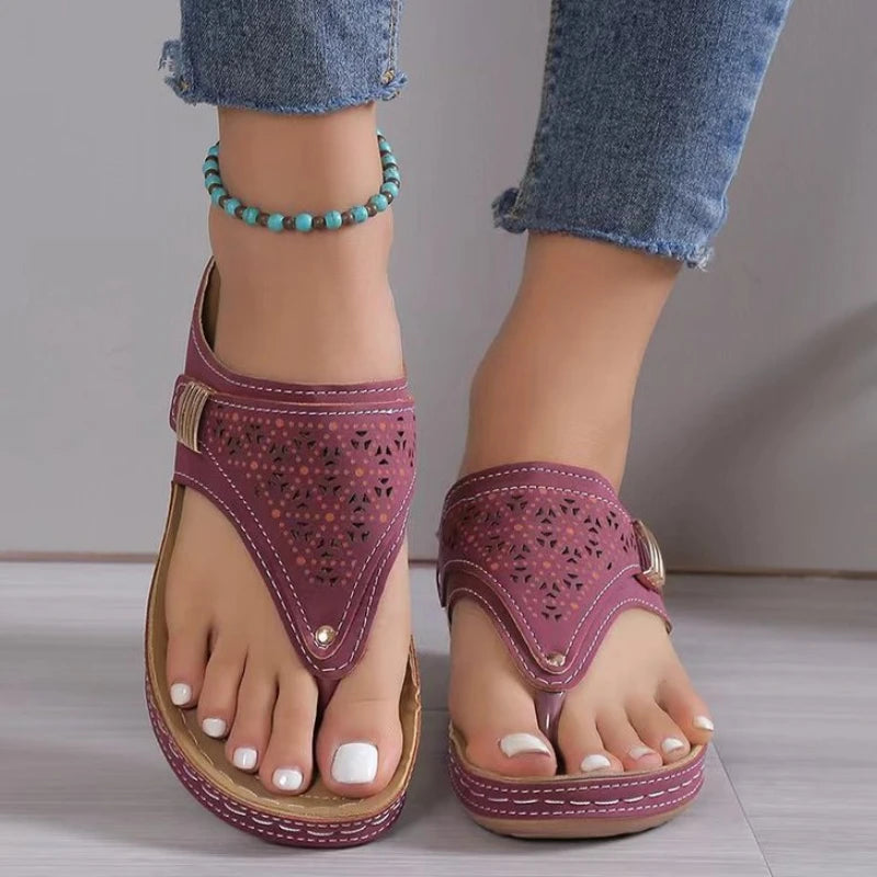 Wedge Sandals – Comfortable Non-Slip Platform for Stylish Summer Outings