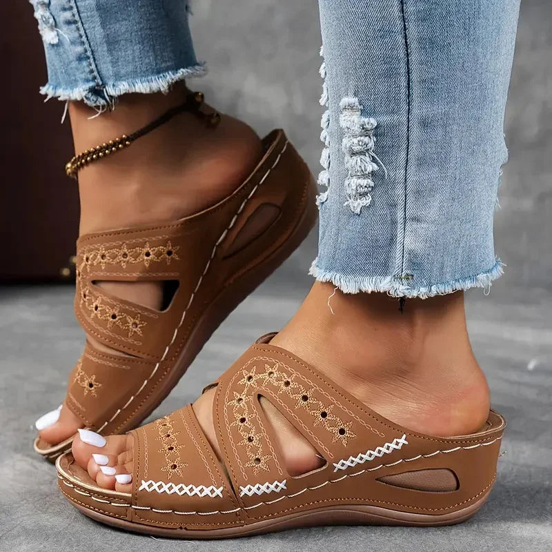 Wedge Sandals for Women – Stylish Open Toe Comfort Footwear