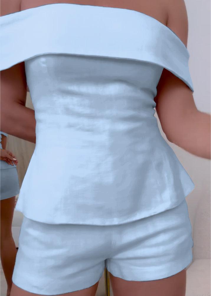Women's Elegant Tailored Two-Piece Suit Set — close-up