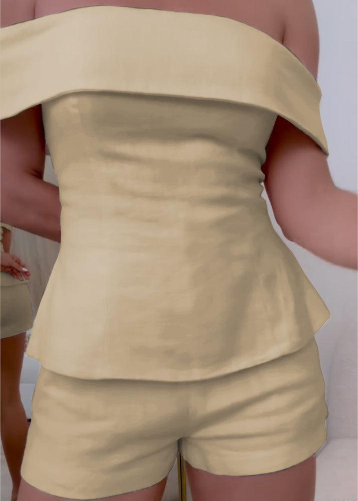Women's Elegant Tailored Two-Piece Suit Set — detail view