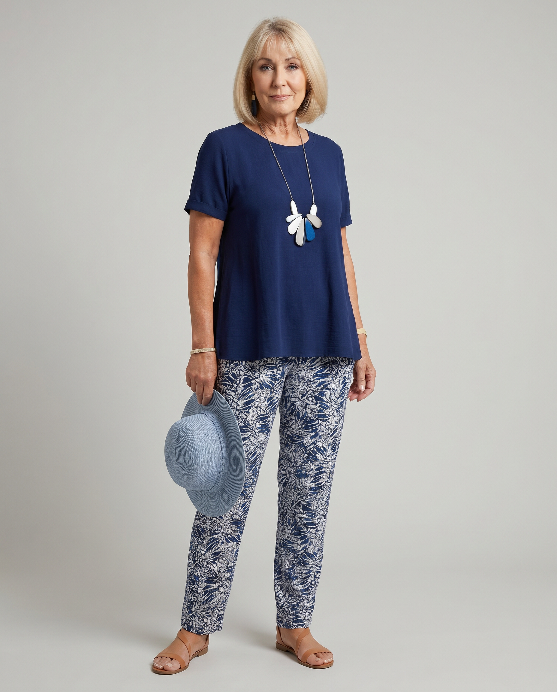 Women's Flowing Coastal Two-Piece Summer Set
