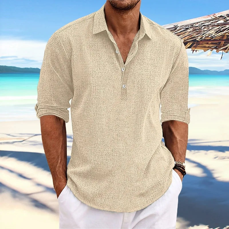 Youth Casual Shirt – Breathable Loose Fit for Everyday Comfort — back view